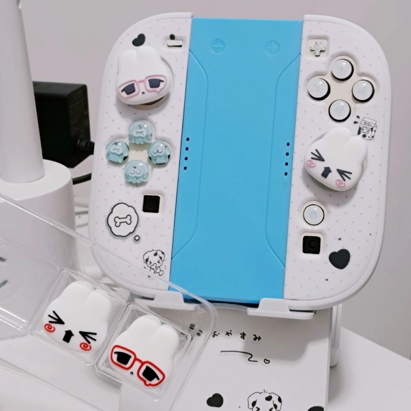 Gaming Accessories In China - Leuke Cartoon Retro Bril Bunny Siliconen
