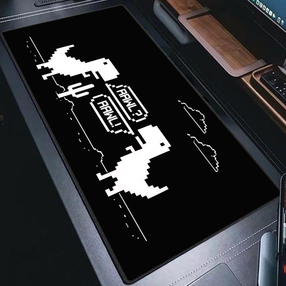 Gaming Accessories Shop - Dinosauruspatroon XXL muismat rubberen antislip bureaumat